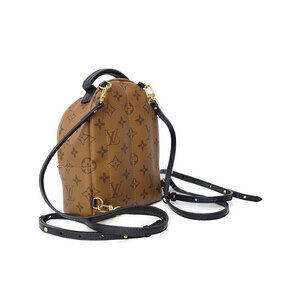 Louis Vuitton Springs Brown Palm Leather Backpack Reverse Monogram
